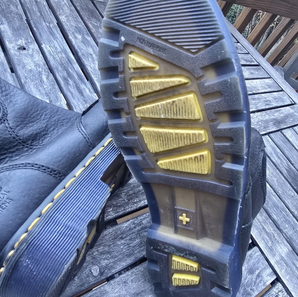 Dr. Martens Black Anti Static Steel Toe Black Leather Chelsea Work Boot 6M - Picture 8 of 14